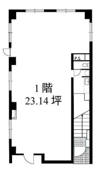 岩崎ビル1F 間取り図