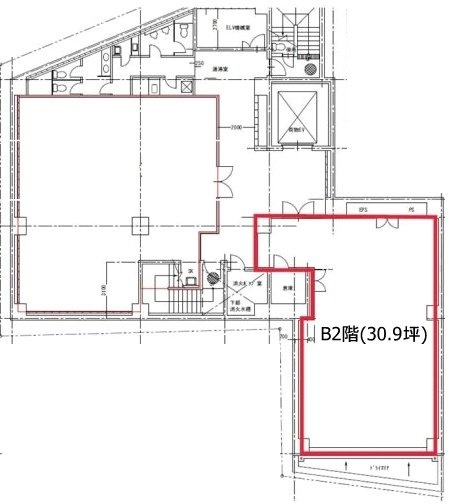 湯島D&AビルB2F 間取り図