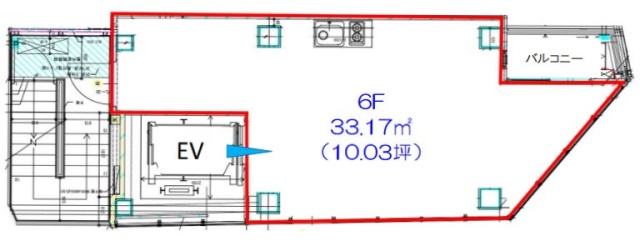 EX麻布十番6F 間取り図