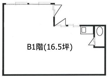 鈴木ビルB1F 間取り図
