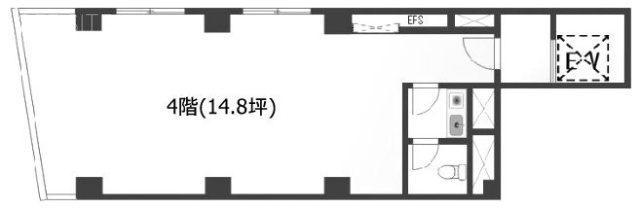 竹内ビル4F 間取り図