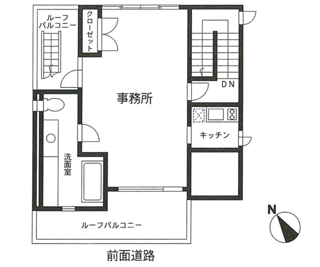 パシフィック青山5F 間取り図