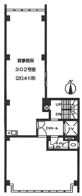 藤野ビル301 間取り図