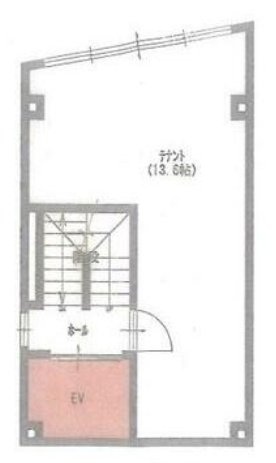 TCRE浅草駅前ビル3F 間取り図