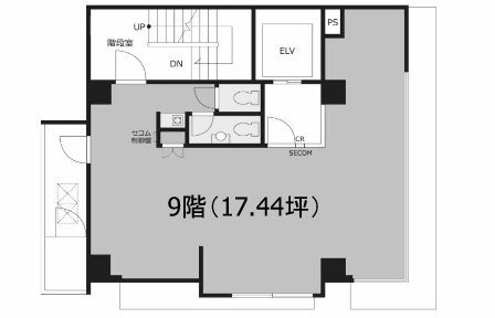 VORT末広町Ⅱ9F 間取り図