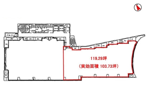 JRE南池袋ビル5F 間取り図