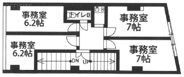 テトラ用賀ビル2F 間取り図