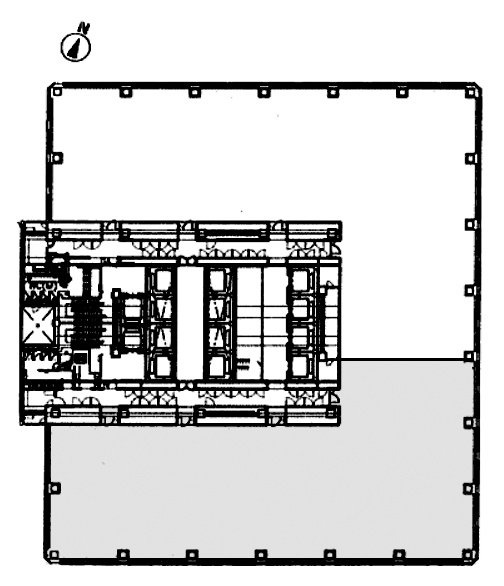 新宿フロントタワー17F 間取り図