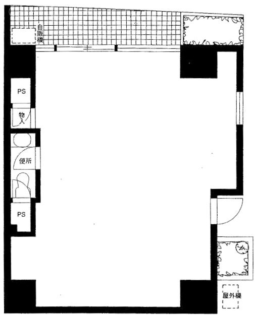 スカイノブレ御徒町104 間取り図