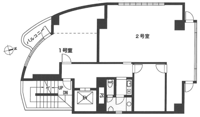 ルート南大井マスタービル第2401 間取り図