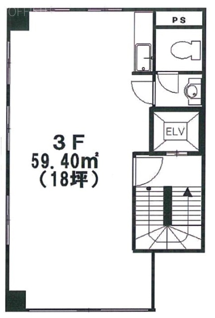 タチバナビル3F 間取り図