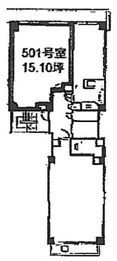 エレメンツ新宿ビル5F 間取り図