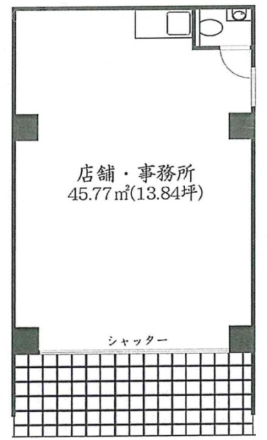 豊中サンライトマンション1F 間取り図