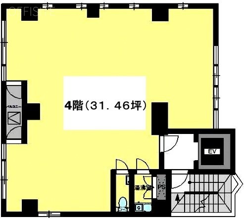 彦新ビルⅠ4F 間取り図