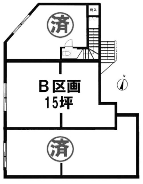 ユーカリが丘2丁目店舗B 間取り図