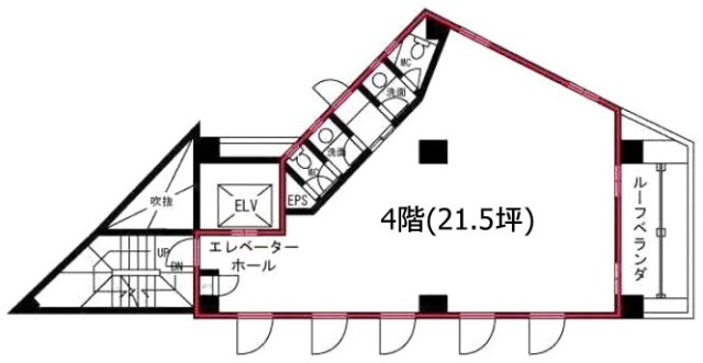 BNKビル4F 間取り図