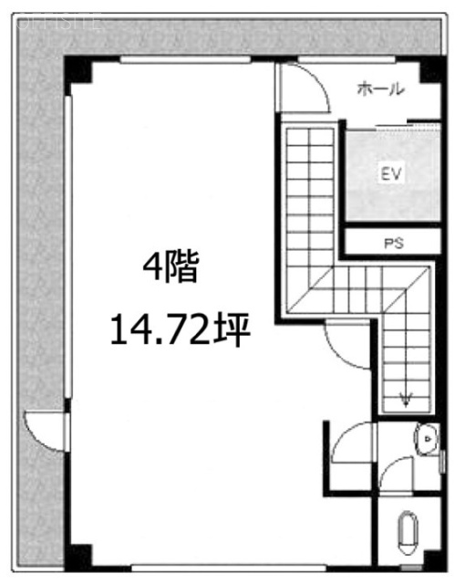 第3金井田ビル4F 間取り図