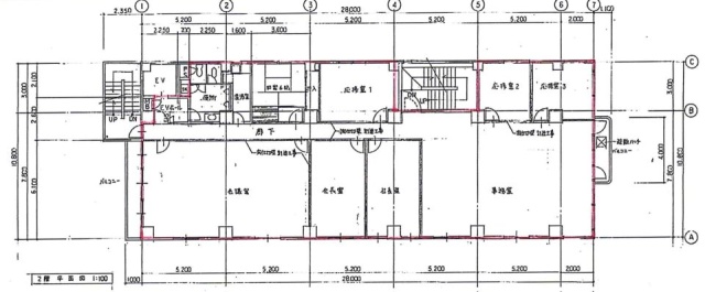 佐貫屋川名ビル2F 間取り図