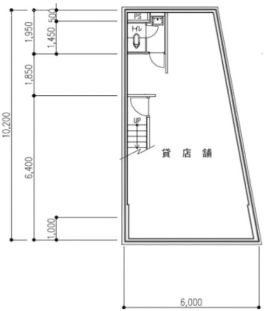 江崎ビルB1F 間取り図