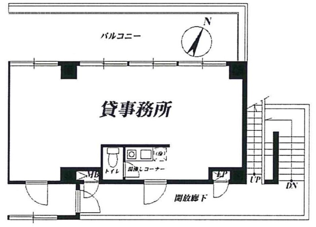 北村第2ビル402 間取り図