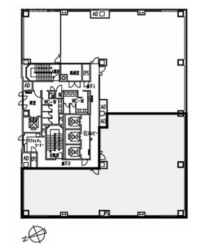 明治安田生命水戸南町ビル11F 間取り図