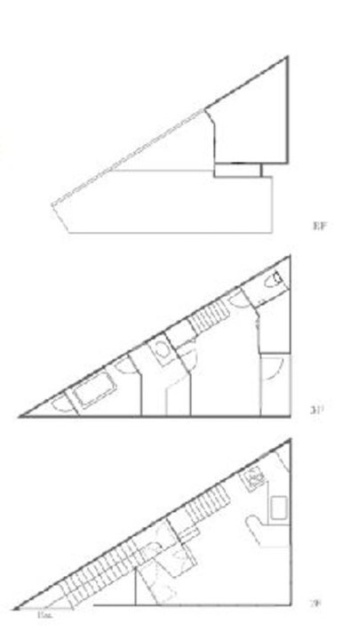 北参道パークビル2F~3F 間取り図