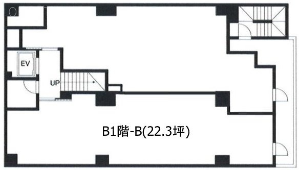 リバーレ麻布十番B 間取り図