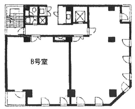 新橋第一ビルB 間取り図