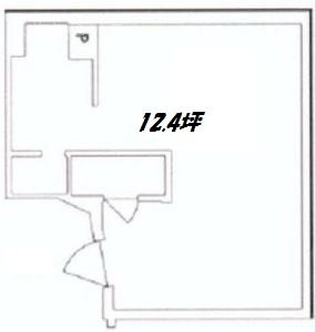 ソワレド銀座弥生ビル7F 間取り図