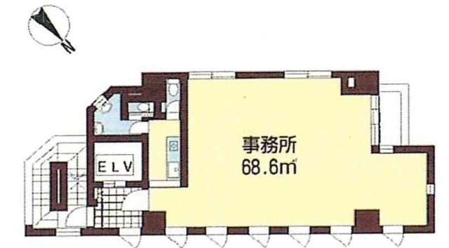 SYLA代官山ビル6F 間取り図