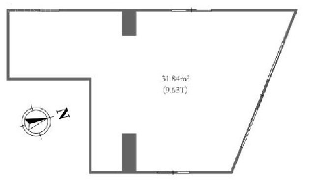 the trias sumiyoshi1F 間取り図