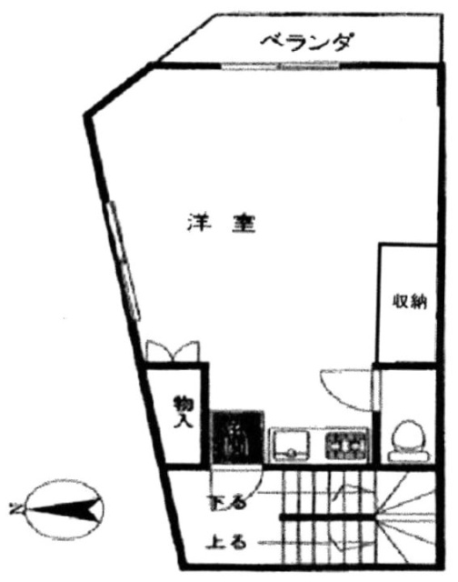 江東区千石2丁目ビル2F 間取り図