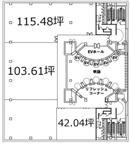 住友ケミカルエンジニアリングセンタービル23F 間取り図