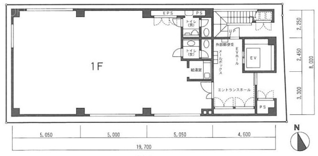 VORT芝公園Ⅱ1F 間取り図