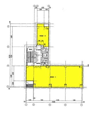 名鉄不動産竹橋ビル4F 間取り図