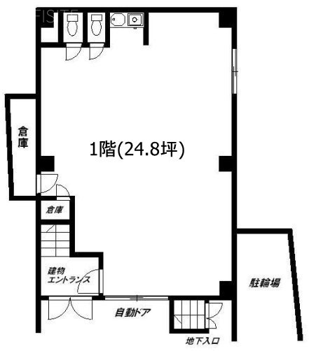 中村橋TKビル1F 間取り図