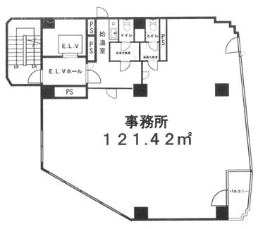 フレックス三軒茶屋5F 間取り図