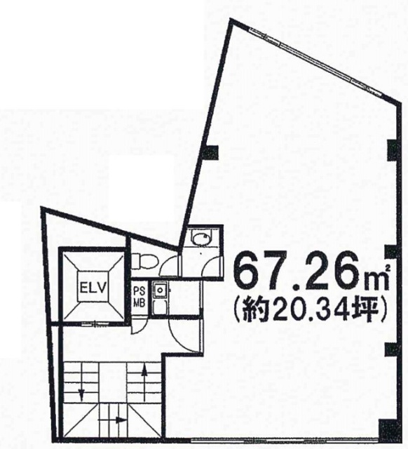 牧ビル4F 間取り図