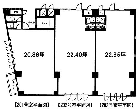 江戸川橋杉原ビル201 間取り図