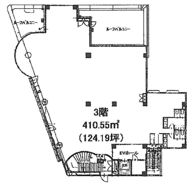 424桜丘ビル3F 間取り図