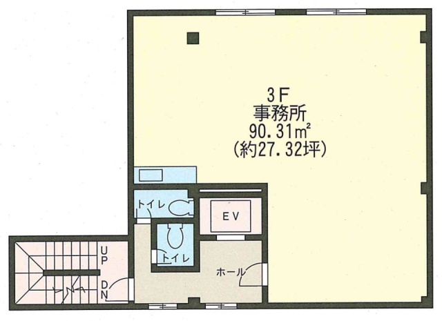 一光赤坂ビル3F 間取り図