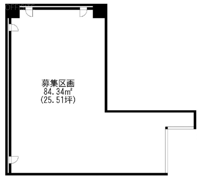 吉祥寺パーキングプラザビルB1F 間取り図