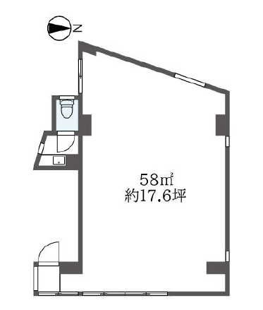 鈴木ビル3F 間取り図
