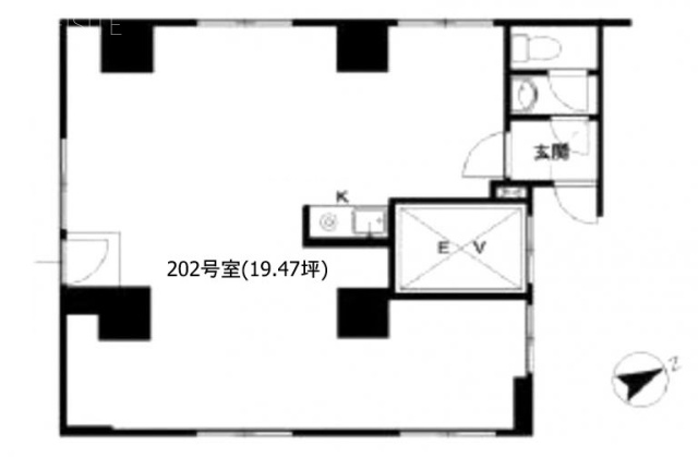 佐竹マンション202 間取り図