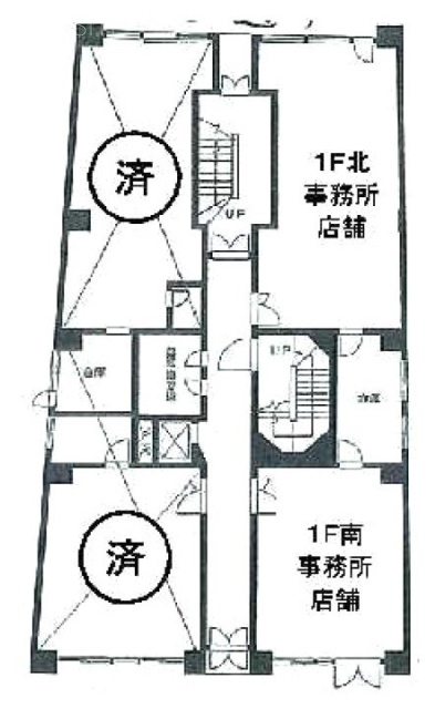 目白ハイビル1F 間取り図