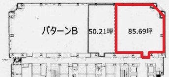 晴海アイランドトリトンスクエアオフィスタワーX棟7F 間取り図