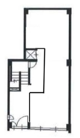 コスギビル1F 間取り図