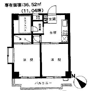 シティコート桜ヶ丘ビル2F 間取り図