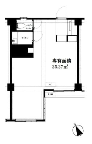 316青山305 間取り図