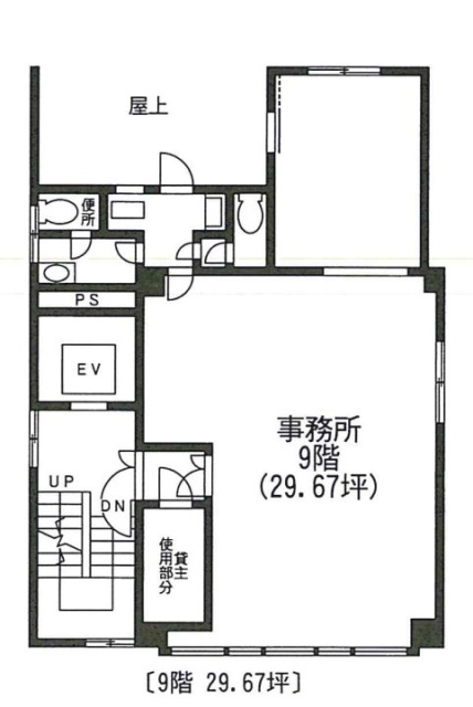 松見ビル9F 間取り図